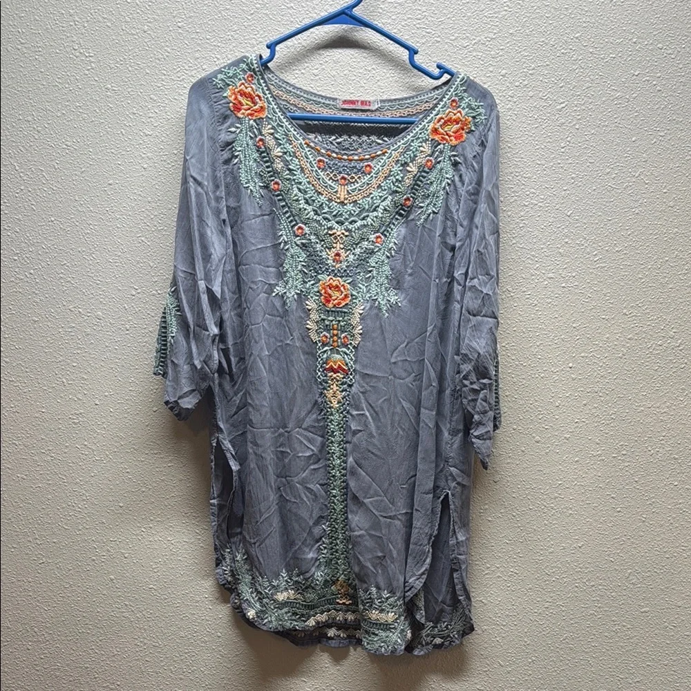 Johnny Was Embroidered Tunic - Picture 1 of 7